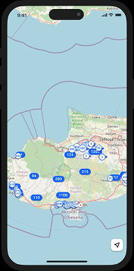 All Cyprus Buses on map
